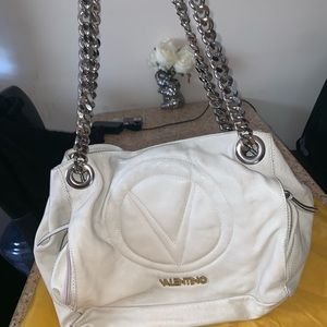 Mario Valentino Tote White